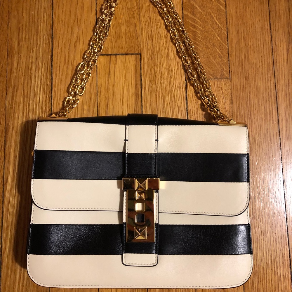 Valentino B-rockstud flap shoulder bag